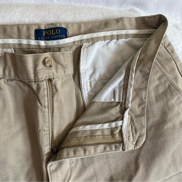 Polo by Ralph Lauren Mens Shorts 33 Beige 100% Cotton - Picture 3 of 6